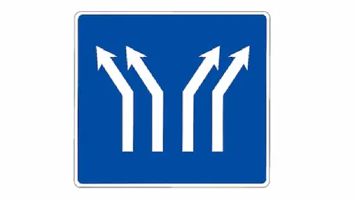 autovía - señal autovía